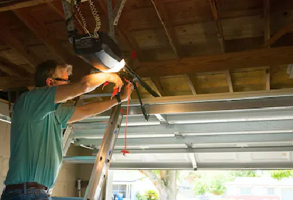 installation et pose d'un moteur de porte de garage